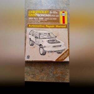 GMC Automotive Repair Manual 1994-98 s10-sonoma